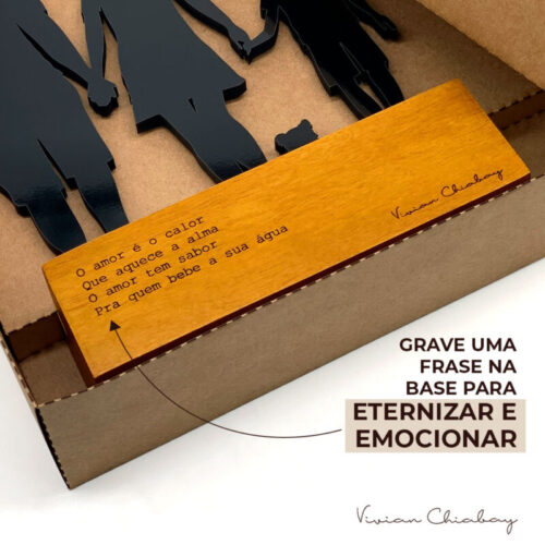 Troféu Silhueta Personalizado, presente exclusivo para homenagens